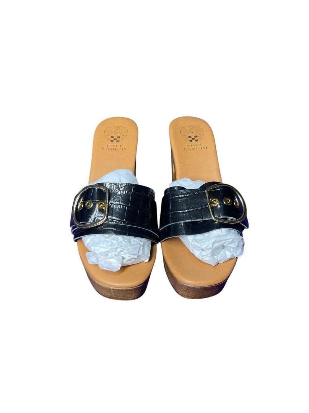 Vince Camuto Black Slide Sandals